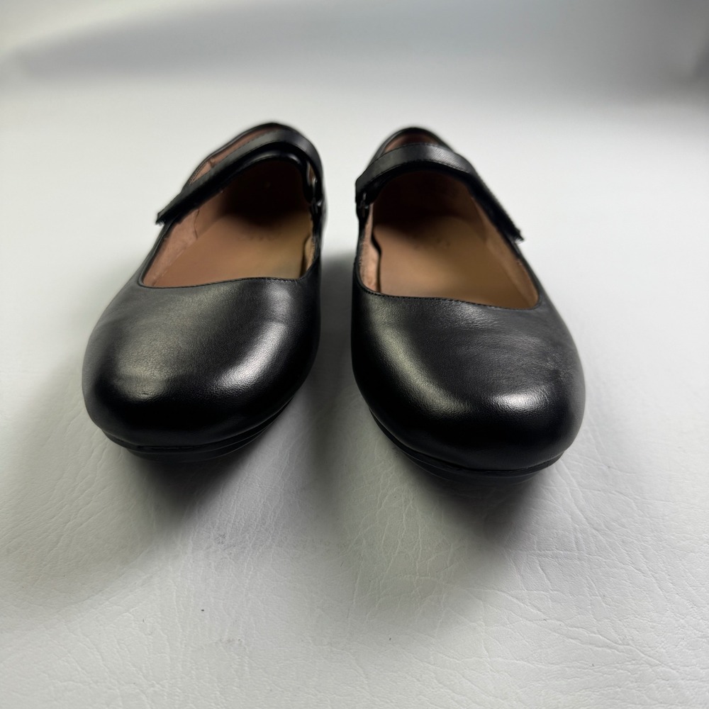 Naturalizer Maxwell MJ Black Leather Mary Jane Flat Women 8.5M Round Toe Comfort - Picture 10 of 14